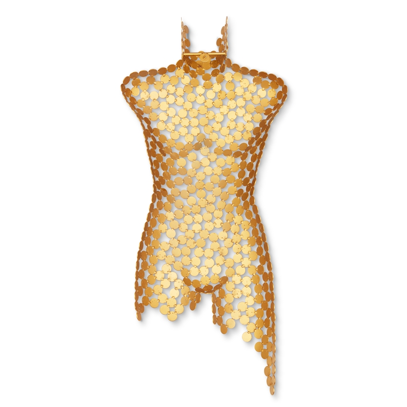 Urbia Naturals Male Torso in Gold Leaf