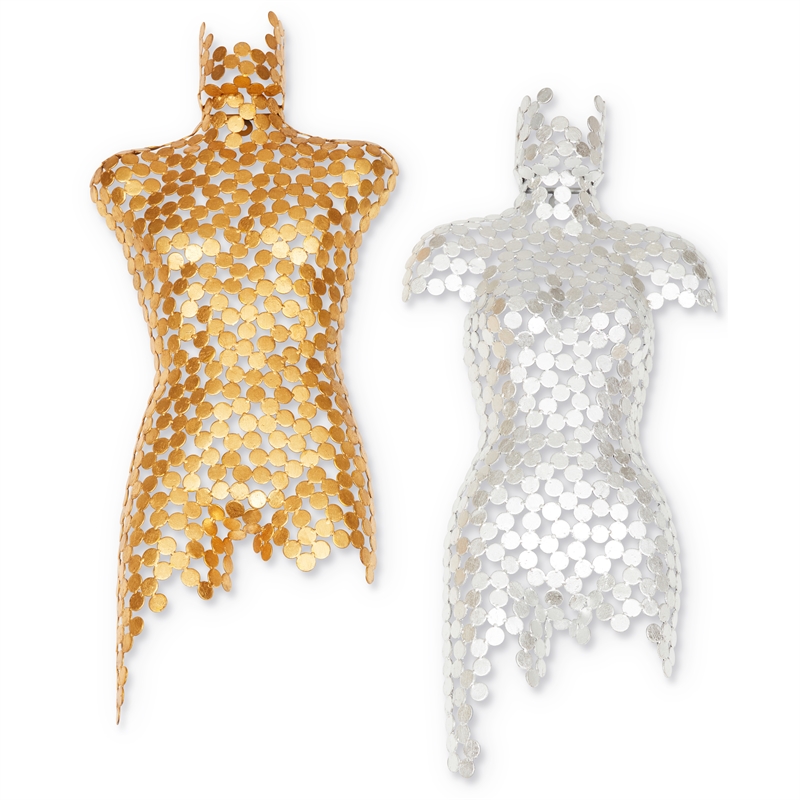 Urbia Naturals Male Torso in Gold Leaf