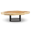 Urbia Naturals Akara Coffee Table in Black Frame Natural Chamcha