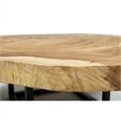 Urbia Naturals Akara Coffee Table in Black Frame Natural Chamcha