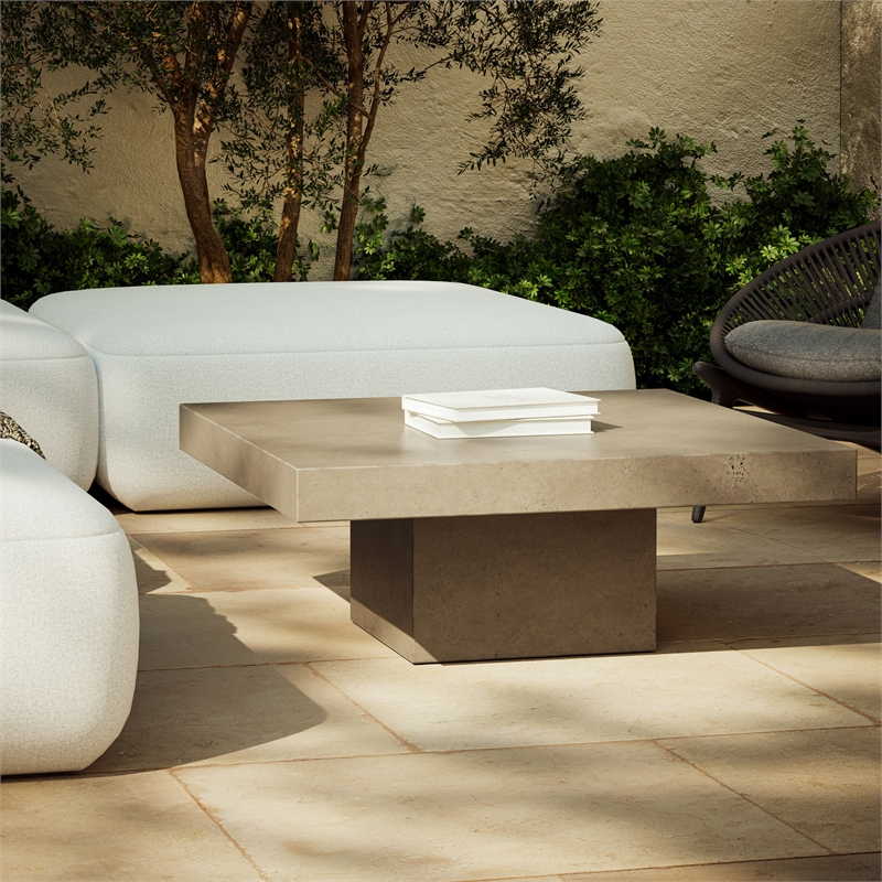 Urbia Mixx Una Square Coffee Table in Dark Gray