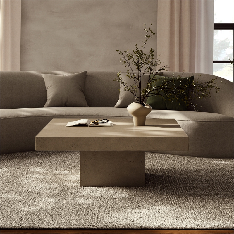 Urbia Mixx Una Square Coffee Table in Dark Gray