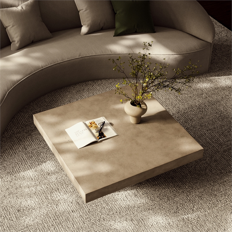 Urbia Mixx Una Square Coffee Table in Dark Gray