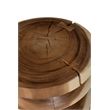 Urbia Naturals Asnee Accent Stool in Natural Brown