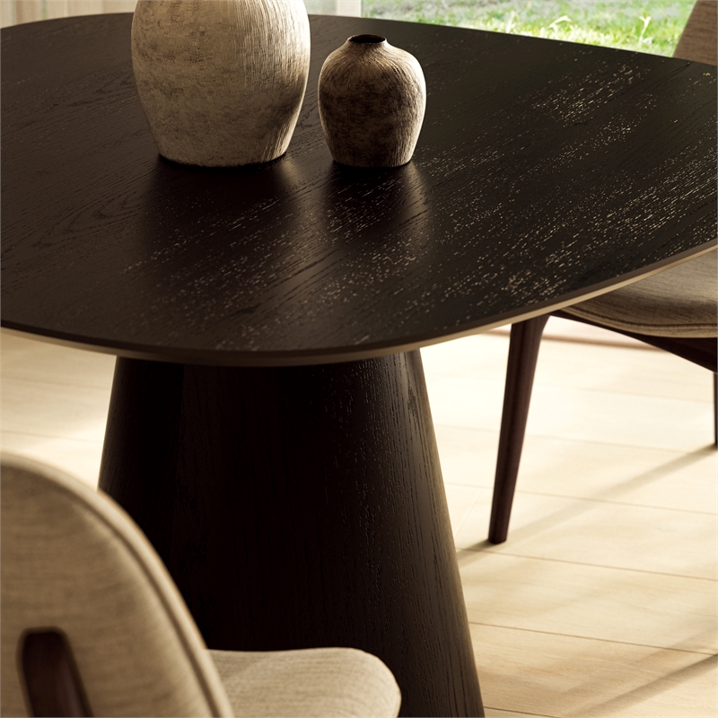 Urbia Furniture Modern Brazilian Bahia Dining Table in Ebano