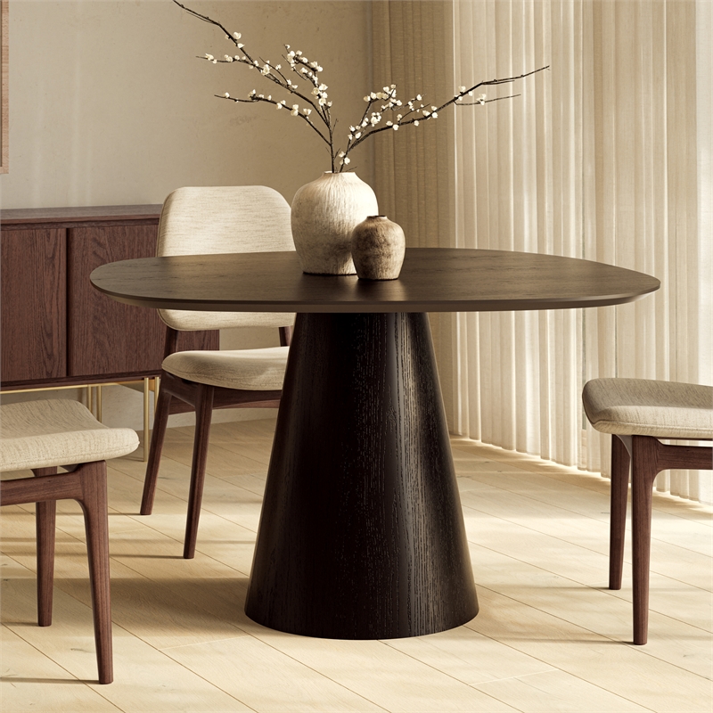 Urbia Furniture Modern Brazilian Bahia Dining Table in Ebano