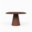 Urbia Furniture Modern Brazilian Bahia Dining Table in Nogal