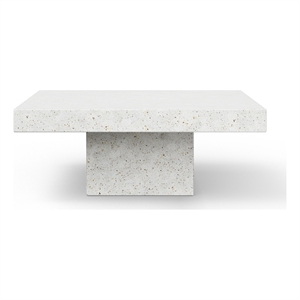Urbia Mixx Una Square Coffee Table in Ivory Terrazzo