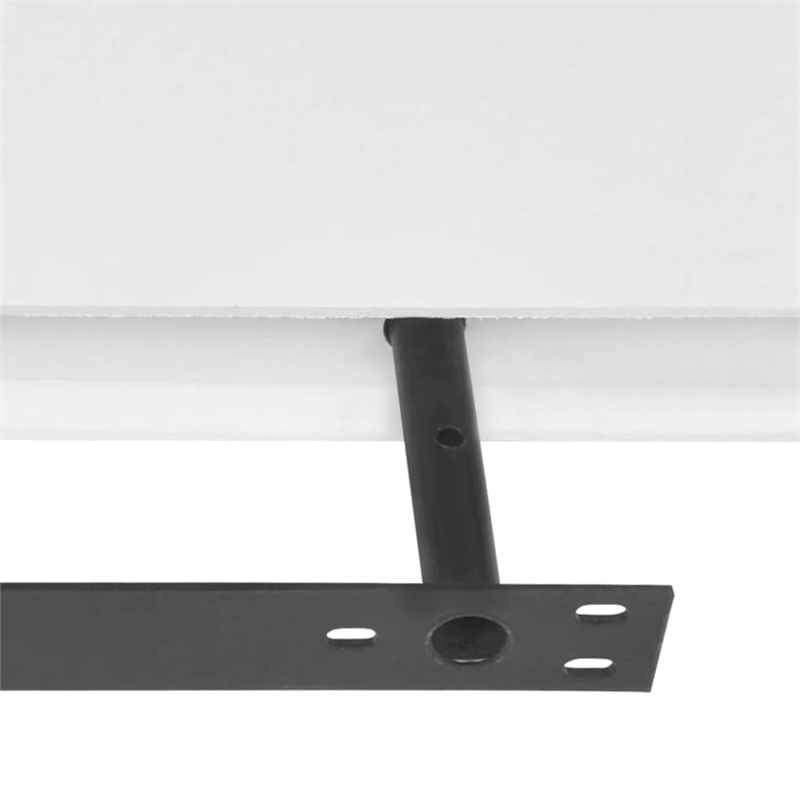 vidaXL MDF Wall Shelf in White (Set of 2)
