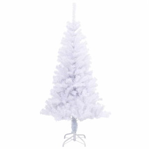 vidaXL Foldable PVC and Plastic Artificial Christmas Trees in White