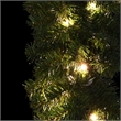 vidaXL 32.8Ft Adjustable Armrests PVC Christmas Garland in Green