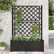 vidaXL Medium Polypropylene Garden Planter in Anthracite