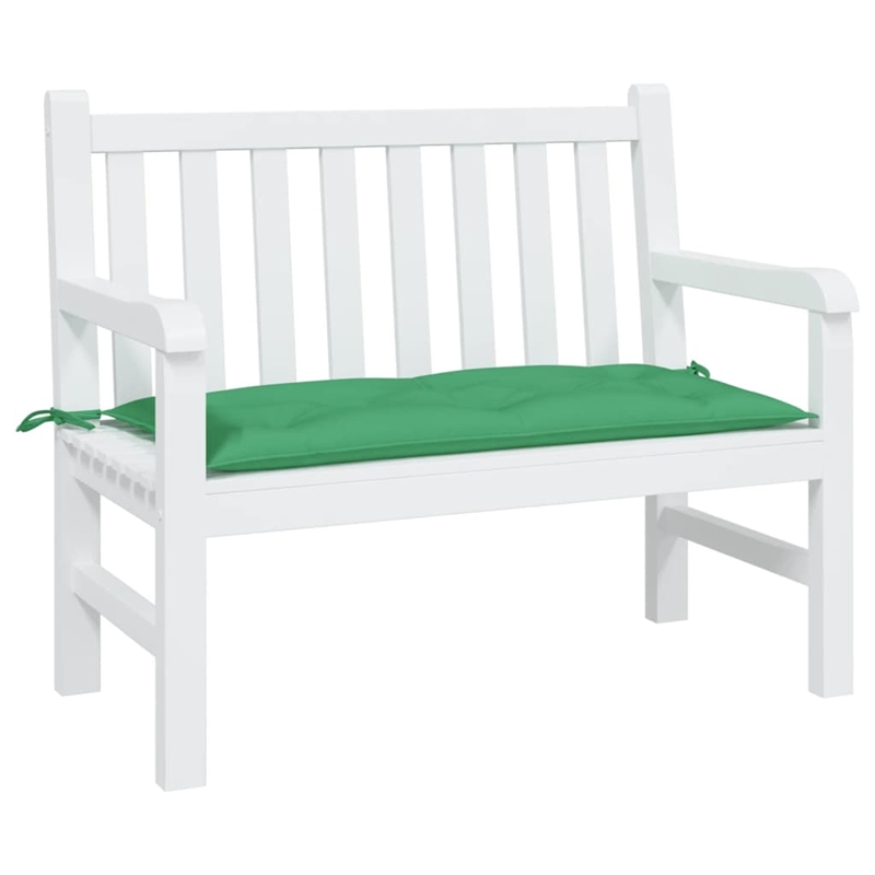 vidaXL Polyester Oxford Fabric Garden Bench Cushion in Green