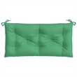 vidaXL Polyester Oxford Fabric Garden Bench Cushion in Green