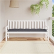 vidaXL Polyester Oxford Fabric Garden Bench Cushion in Anthracite