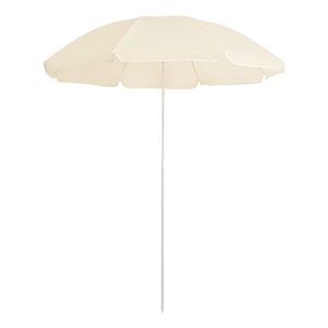 vidaXL 70.9&quot Diameter Polyester Garden Parasol in Sand
