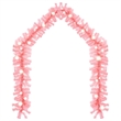 vidaXL 32.8 Ft Long Decorative Inlays PVC Garland in Pink