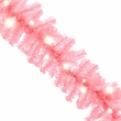 vidaXL 32.8 Ft Long Decorative Inlays PVC Garland in Pink