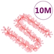 vidaXL 32.8 Ft Long Decorative Inlays PVC Garland in Pink
