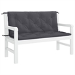 vidaXL Garden Bench Cushion in Anthracite (Set of 2 )