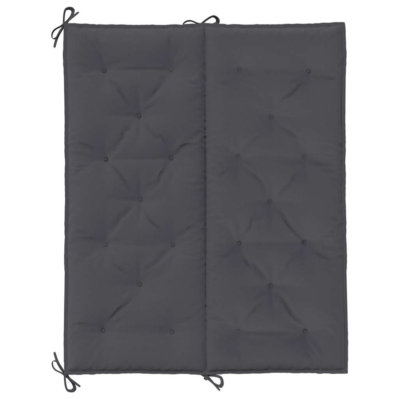 vidaXL Garden Bench Cushion in Anthracite (Set of 2 )