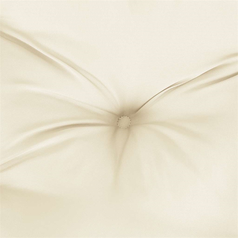 vidaXL Garden Bench Cushion in Cream White (Set of 2)