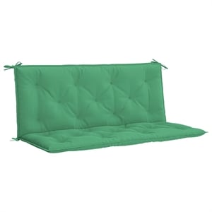 vidaXL Polyester Oxford Fabric Garden Bench Cushion in Green (Set of 2)