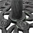 vidaXL Standard Cast Iron Umbrella Stand in Black/Green