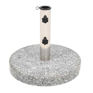 vidaXL Medium Heavy Weight Granite Parasol Base in Gray