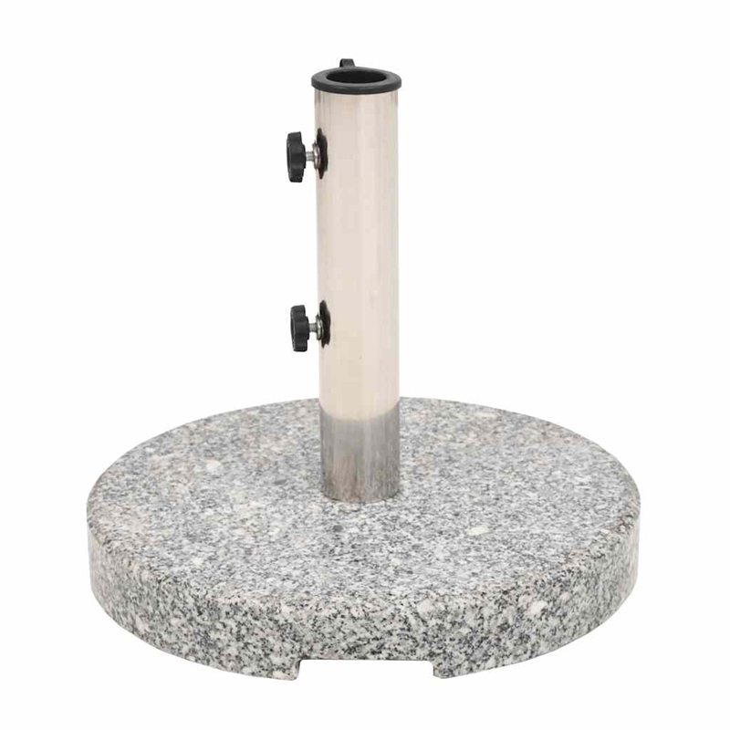 vidaXL Medium Heavy Weight Granite Parasol Base in Gray