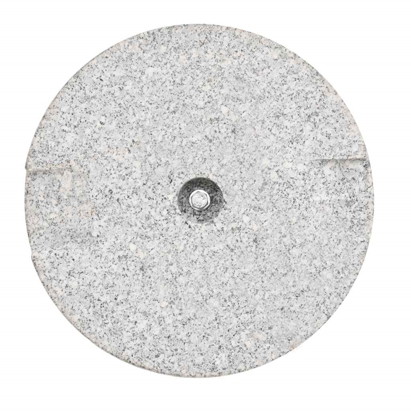 vidaXL Medium Heavy Weight Granite Parasol Base in Gray
