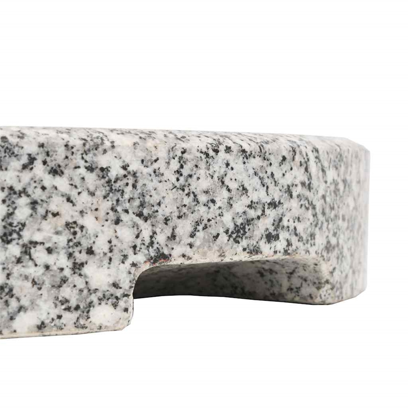 vidaXL Medium Heavy Weight Granite Parasol Base in Gray