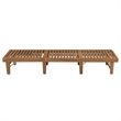 vidaXL Solid Acacia Wood w/ Oil Finish Sunbed in Natural