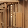 vidaXL Solid Acacia Wood w/ Oil Finish Sunbed in Natural