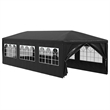 vidaXL Large Polyethylene and Steel Party Tent in Anthracite