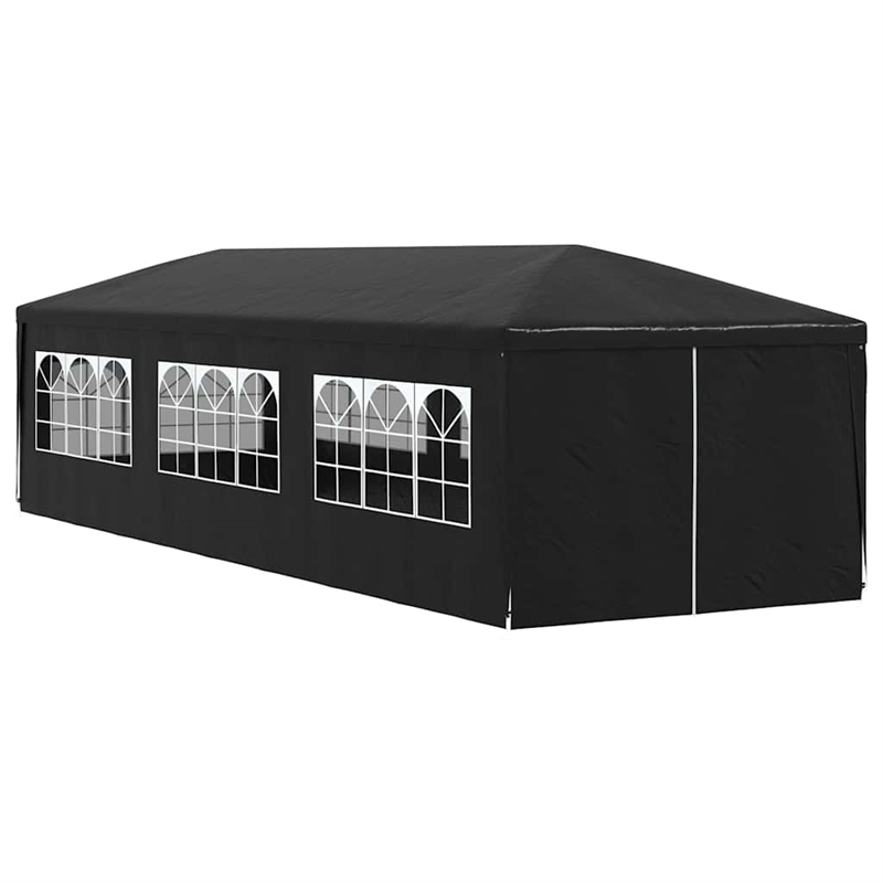 vidaXL Large Polyethylene and Steel Party Tent in Anthracite