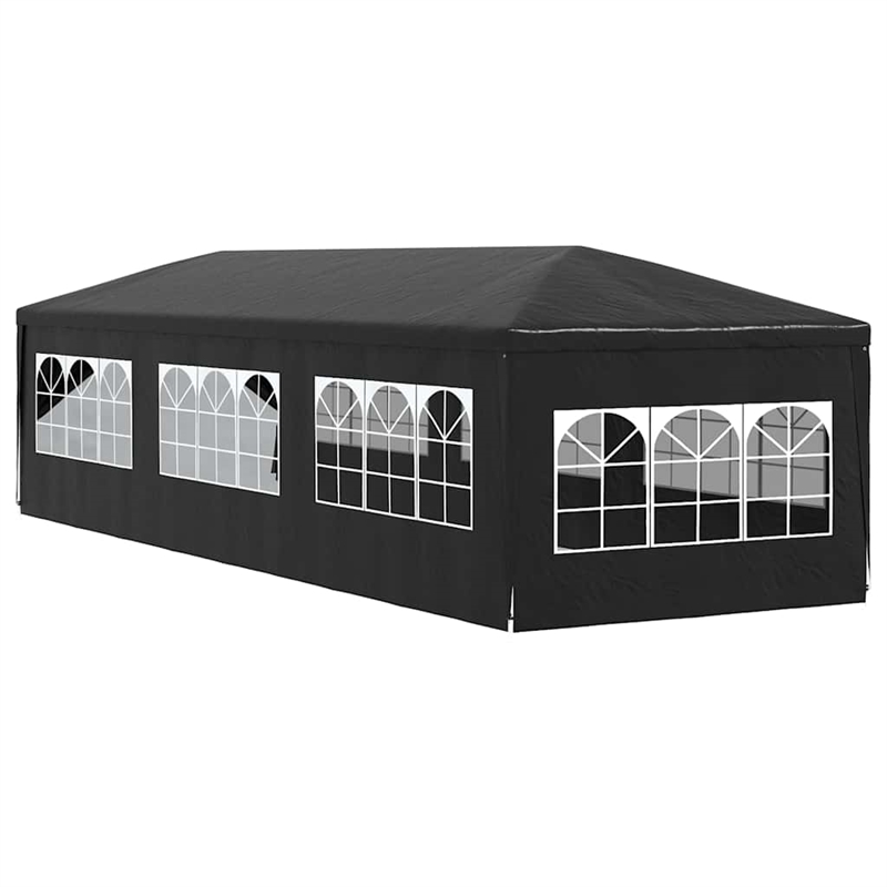 vidaXL Large Polyethylene and Steel Party Tent in Anthracite