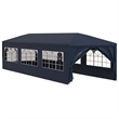 vidaXL Large Polyethylene Water-Resistant Party Tent in Blue