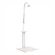 vidaXL Solid Fir Wood and Stainless Steel Garden Shower in White