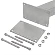 vidaXL Bow Support Boat Trailer Winch Stand in Silver