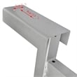 vidaXL Bow Support Boat Trailer Winch Stand in Silver