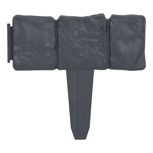 vidaXL 41 pcs Stone Look Lawn Fence Stone Look