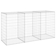 vidaXL Gabion Wall with Covers Galvanized Steel 78.7
