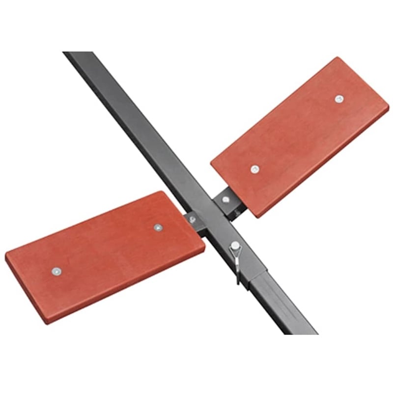 vidaXL Boat Trailer in Black/Orange