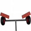 vidaXL Boat Trailer in Black/Orange