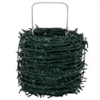 vidaXL 328.1ft Barbed Entanglement Wire Roll in Green