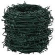 vidaXL 328.1ft Barbed Entanglement Wire Roll in Green