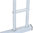 vidaXL 4 Bikes Floor Freestanding Galvanized Steel Bicycle Stand in Silver