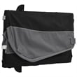 vidaXL 99.2 lb Iron Bike Trailer in Black and Gray