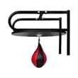 vidaXL Speed Ball Platform Set Bracket with Swivel Punch Bag in Black